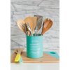Now Designs Powder-Coated Steel Utensil Crock, Turquoise