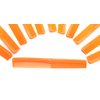 Krest Cleopatra 7 inchAll Purpose Barber Comb. Flat Back Styler Comb. Numbered ruler Comb. Neon Orange. 12-Pack