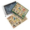 Cobble Hill 1000 Piece Puzzle - Popular Backyard Wild Birds of North America - Sample Poster Included