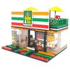General Jim's 'Gulp & Go' Modular Convenience Store & Gas Station Building Blocks Set – 320-Piece Urban Street Corner Kit with Accessories, Treats & 2 Figurines – Compatible with Major Brick Brands