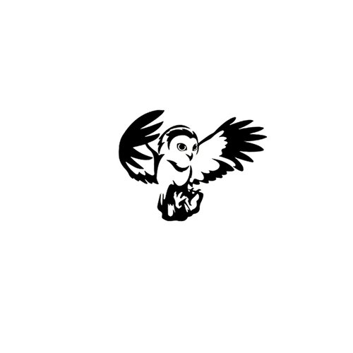 Simply Inked Tribal Beasts Temporary Tattoo Designs (Tribal Owl)