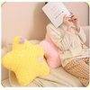 Goylmc Star Plush Pillow, Star Stuffed Toy Hanging a Moon, Home Decoration Christmas Birthday Gift for Kids Adults (17.7inch)