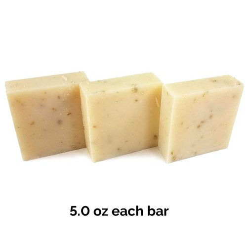 Handmade Fresh Goat's Milk Bar Soap (Lavender Mint, 3 bars (Economy Pack))