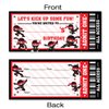 VAHATAN Ninja Birthday Party Invitations 20 Pack Ninja Ticket Invitations with Envelopes Invites Cards for Birthday Party