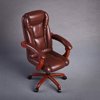 MoJyetli 1/6 Scale Office Boss Swivel Chair for 12 Action Figure, Dollhouse Accessories Miniature Furniture, Dark Brown
