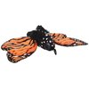 Folkmanis Monarch Life Cycle Reversible Hand Puppet Plush, Red-Orange/Purple/Black, 8"