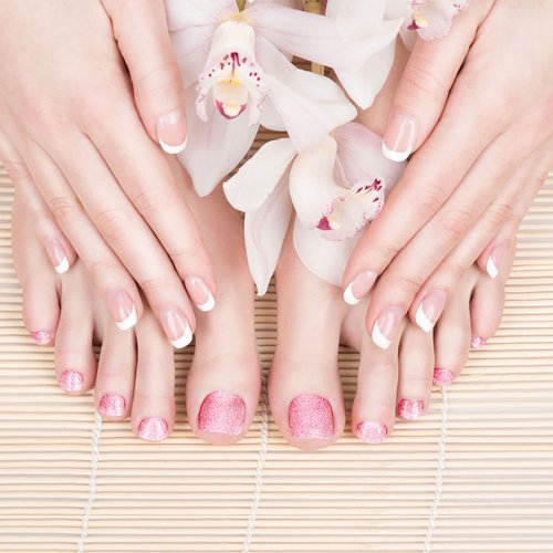 440 Pieces 20 Sheets Glitter Toenail Polish Stickers Adhesive Toe Nail Wrap with 2 Nail File for Girls (Vivid Color)