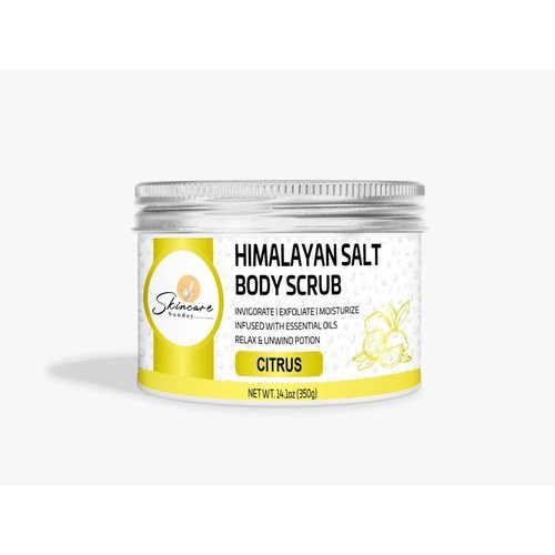 Skincare Sunday Himalayan Salt Body Scrub | Invigorate | Exfoliate | Moisturize - relax & uniwnd potion (CITRUS)