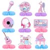Birthday Party Decorations Music Lover Honeycomb Centerpieces,KSKSPE Party Decorations for Singer Themed Party Girls Birthday Fans Celebration Party Supplies