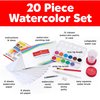 Faber-Castell Young Artist Learn to Watercolor - Watercolor Paint Set for Kids Ages 5+, Kid-friendly and Washable Watercolor Paint (Packaging May Vary)