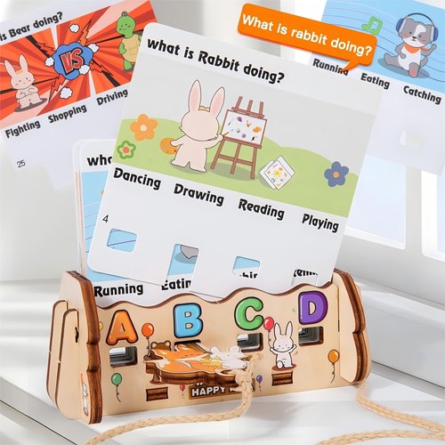 Flash Cards for Toddlers 40 Double Sides Flashcards, Colors & Shapes Flash Cards, Logic Key Montessori Toys, Preschool Learning Activities for 2 3 4 Years Old (Word Logic Decryption)