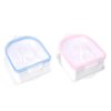 Rolabling 2 PCS Nail Soaking Bowl Nail Soak Off Bowl Acrylic Nail Remover Tool Acetone Nail Polish Remover Bowl Nail Soaker Tray Manicure Tool