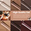 modelones Gel Nail Polish - 6 Colors 2024 Brown Limited Collection Skin Tone Nude Gel Polish Neutral Nail Polish Beige Khaki Gel Nail Polish Set, Soak Off French Nail Art Manicure DIY Home Salon Gift