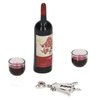 VBESTLIFE Dollhouse Miniature Wine Bottles,Doll House Red Wine Set 1/12 Simulation Red Wine Bottles Red Wine Glass Bottle Opener Mini Doll House Decoration