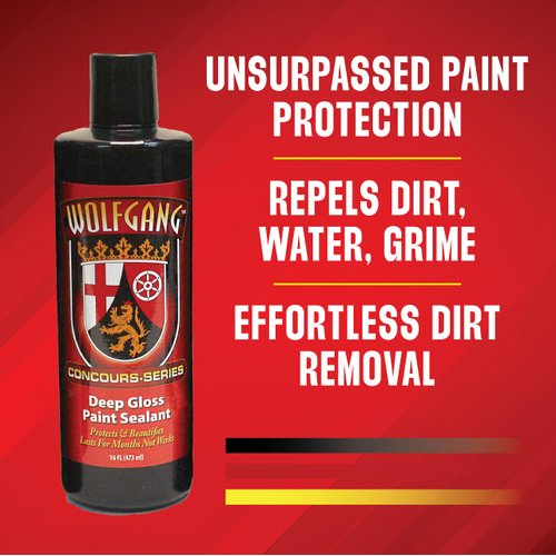 Wolfgang Concours Series WG-5500 Deep Gloss Paint Sealant, 16 fl. oz, Black
