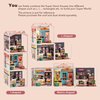 Rolife LED Building Blocks for Adults,1:24 Toy Building Sets,Model Building Kits for Kids Ages 8-12-15,DIY Miniature Dollhouse Kits for Adults,Hobbies for Women Men (3.Fascinating Book Store)