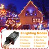 FLVOECN 98Ft 200LED F8 Upgraded Christmas Lights Outdoor Decorations 8 Modes & Memory Timer Christmas Lights with Plug in Waterproof Fairy String Lights for Xmas Wedding Party Holiday Decor