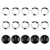 AMI PARTS Electric Range Burner Knob Kit KN002 RKE Universal Electric Range Oven Knob Handle Kit Compatible with Whirlpool Gas Stove Replace TJKN002&RK103.