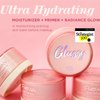TOUCH IN SOL Pretty Filter Glassy Skin Balm Primer 1.05 oz. – Skin Smooth Moisturizing Primer before Makeup - Natural Glow Face Cream Moisturizer with Shea Butter and Rose Flower Water