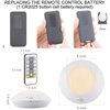 BIGMONAT Battery Operated Shower Light with Motion Sensor Wireless Ceiling Light RF Remote Controlled Through Walls|Brightness Dimmable and Timer Setting Indoor Lighting,Wireless Shower Light