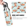 Blueangle Cute Red Panda Water Bottle with Straw, Insulation Stainless Steel Water Bottle BPA Free Water Jug for Fitness Camping Outdoor Sports