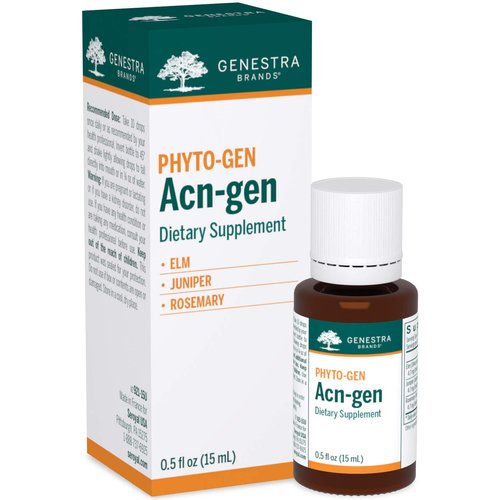 Genestra Brands Acn-gen | Elm, Juniper, and Rosemary Herbal Supplement | 0.5 fl. oz.