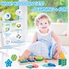 AMAWOOD Wooden Baby Shape Sorter Toy, Baby Stacking Toys for Toddlers 1-3, Montessori Puzzles and Sensory Toys, Learning Building Blocks for Kids Ages 2-4, 1 2 3 Year Old Boy Girl Birthday Gift