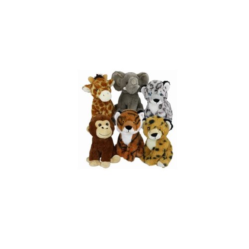 Multipet Eco Safari Animal Dog Toy, Assorted Styles, 8"