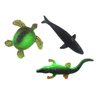 Grow an Ocean Animal in Water - Add Water and it Grows up to 9" - Sea Critter Toy Bath Fun Science Expanding Novelty Magic Absorbent Polymer Toy (Set of 3 Random Animals)