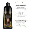 Instant Light Brown Hair Dye Shampoo 3 in 1, Herbal Brown Hair Shampoo, Coffee Hair Color Shampoo For Men Women, Long lasting & Easy to Apply Brown Hair Dye Brown Shampoo 17.6 Fl Oz