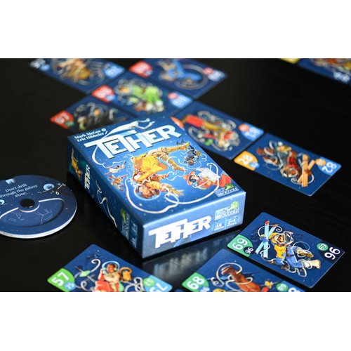 How To Steam Broccoli Tether - 2 Player Game for Adults - Small Box Makes it The Perfect Travel Board Game - Unique Mirror Deck Gameplay Where Perspective Matters - Can be Played by Two Teams