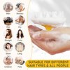 Aideart Scalp Massager Hair Growth, Hair Shower Brush for Dandruff Removal,Oil Brush for Hair,Wet and Dry Hair Detangler (White & Yellow)