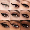 Apooliy 12Pcs Waterproof Black Eyeliner Pencil Set,Eyebrow Pencil,Long-Lasting Brow Pen,Eye Liners Pen,Makeup Pen