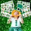 106 PCS Saints St. Patrick's Temporary Tattoos Sticker Saints St. Patrick's Day Irish Parade Day Birthday Party Decorations Supplies Favors Gifts Girls Boys Cute Tattoo School Rewads Shamrock Lucky