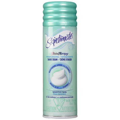 Skintimate SkinTherapy Moisturizing Shaving Cream, Sensitive, 10 oz