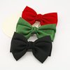 6 Pack Solid Color 5.2'' Bow Clips Women Hair Barrettes Hair Accessories