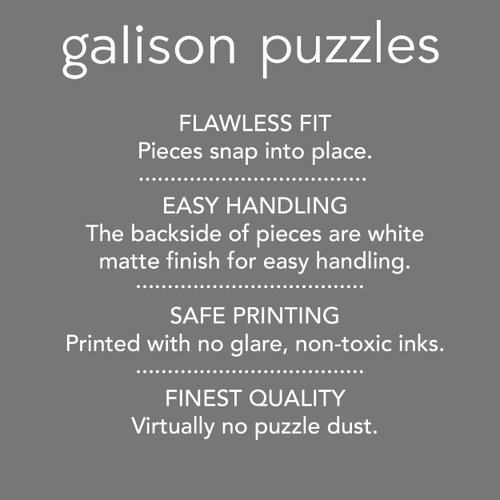 Galison Umbrella Lane 1000 Piece Puzzle in Square Box from Galison - Bright and Bold 27" x 20" Illustrated Puzzle, Thick and Sturdy Pieces, Fun and Challenging Activity for Adults, Unique Gift Idea!