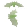 Qhonhon 10 Pieces Glow in The Dark Fake Bats Wall Decor Night Light Illusion Luminous Realistic Plastic Fake Bats Spooky Bats for Halloween Trick Decoration Supplies (Green)