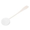 Long Handled Powder Puff, Body Lotion Applicator Water Absorption 5pcs Soft PVA Tight Skin Comfortable Hold for Home Use(White)