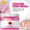 SPA REDI – Exfoliating Scrub Pumice Gel, Sensual Rose, 16 oz - Manicure, Pedicure and Body Exfoliator Infused with Hyaluronic Acid, Amino Acids, Panthenol and Comfrey Extract