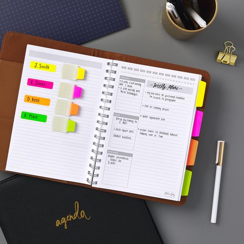 Avery Color-Coding Removable Labels, 1/2" x 1-3/4", Assorted Neon Colors, Non-Printable, 180 Blank Labels Total (6724)