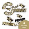 Desert Cactus University of Central Florida Knights UCF Sticker Vinyl Decal Laptop Water Bottle Car Scrapbook (Proud Parent Sheet)