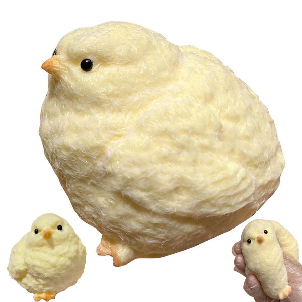 Squishy Chicken,Chicken Squishy,Handmade Chick Squishy Toys,Chick Squishy Toys,Handmade Chick Toys Super Soft Toys to Ease Stress