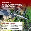 9-Inch Wood Pruning Saw Blades for Reciprocating/Sawzall Saws - 5 Pack - Caliastro