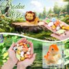 DIYDEC 40pcs Mini Resin Animal 40 Styles Tiny Resin Animals Miniature Little Small Animal Figures Bulk for Micro Fairy Garden Landscape Accessories Dollhouse Hide Crafts Decor Aquarium Toys