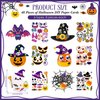 Pajean 24 Pack Halloween Craft Kits Make Your Own Halloween Craft DIY Halloween Craft Stickers Ornament DIY Arts and Crafts for Kids Classroom Activities