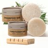 Zero Waste MVMT Shampoo & Conditioner Bar Set | Cedar + Patchouli | With Travel Container and Cedar Tray | Natural Salon Quality Shampoo, Zero Waste & Plastic Free