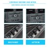 NPSNGSJY Car Button Stickers Interior Decals Compatible with 2008-2014 Mercedes Benz W204 C250 C350 E-Class Steering Wheel AC Window Radio Number Door & Air Conditioner Repair Sticker Kit