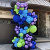 HILAVO Purple Blue Black Green Balloon Garland Kit Video Game Party Balloons Arch with Metallic Purple Latex Helium Balloon for Boys Gamer Theme Night Birthday Baby Shower Party Decorations Supplies