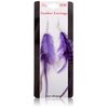 Mia Feather Earrings-Purple Color-3 Natural Feathers Per Earring-Approximately 5" Long-For Pierced Ears (1 set per package)